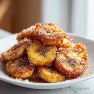 Cinnamon Sugar Banana Chips in 25 Mins