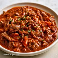 Beef Chili for 6 Servings