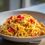 Chicken Spaghetti: Creamy and Slow-Cooked