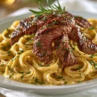 Creamy Steak Fettuccine in 35 Minutes