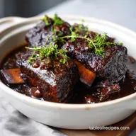 Guinness Braised Short Ribs Recipe for 4 Servings