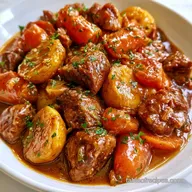 Hearty Beef Stew for 8 Servings