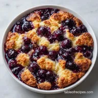 Lemon Berry Cobbler for 6 Servings