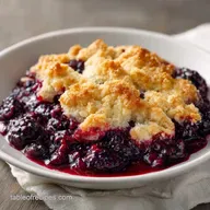 Lemon Blackberry Cobbler for 8 Servings