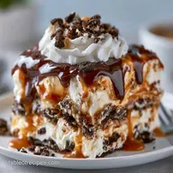 Loaded Cool Whip Ice Cream Cake: No Bake