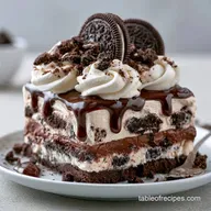 Oreo Ice Cream Sandwich Cake Make-Ahead