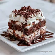 Pudding Ice Cream Sandwich Cake for 12