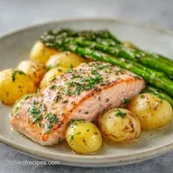 Sheet Pan Salmon with Asparagus