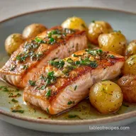 Sheet Pan Salmon with Potatoes