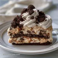 Simple No Bake Ice Cream Cake: 12 Slices