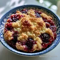 Easy Blackberry Cobbler for 8