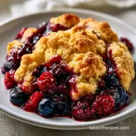 Summer Berry Cobbler for 12 Servings