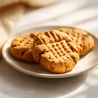 Quick 3-Ingredient Peanut Butter Cookies in 15 Minutes
