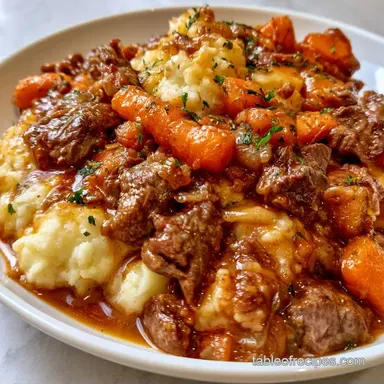 Beef Shepherds Pie for 8 Servings Recipe Card
