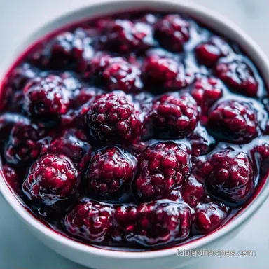 Blackberry Cobbler Filling in 25 Minutes Recipe Card
