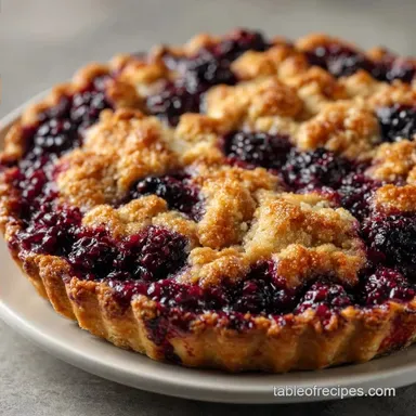 Blackberry Cobbler: Cake-Like Crust