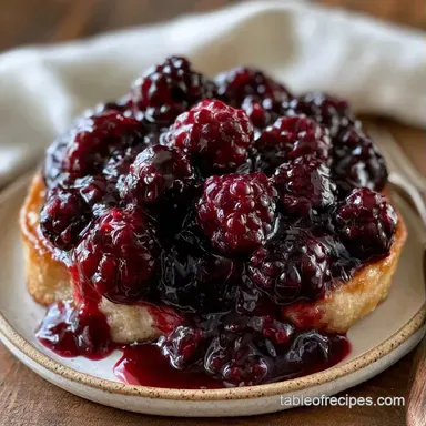 Blackberry Fruit Filling for 4 Cups Recipe Card