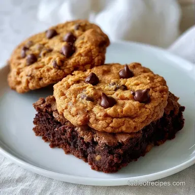 Brown Butter Brookies for 16 Bars Recipe Card