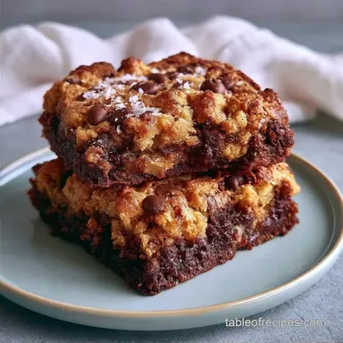 Brown Butter Brookies for 16 Bars