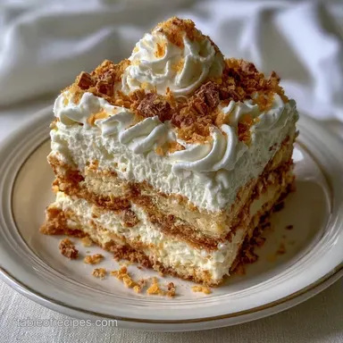 Butterfinger Ice Cream Cake Make-Ahead Recipe Card