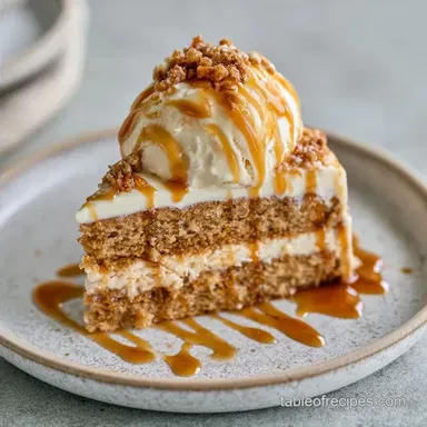 Butterscotch Pudding Ice Cream Cake: Creamy