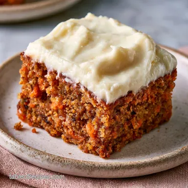 Moist Carrot Cake Bars in 55 Minutes Recipe Card