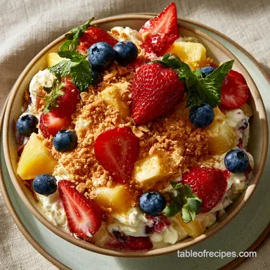 Easy Cheesecake Salad Recipes with Fruit