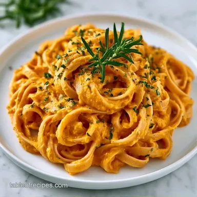 Creamy Pumpkin Pasta in 30 Minutes Recipe Card