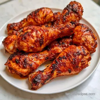 Crispy Chicken Drumsticks in 55 Minutes Recipe Card