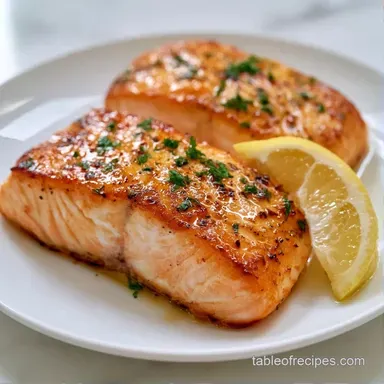 Crispy Skin Salmon Recipe in 17 Minutes Recipe Card