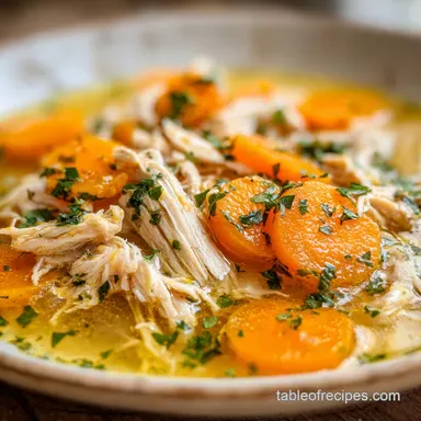 Crockpot Lemon Chicken Soup: Silky