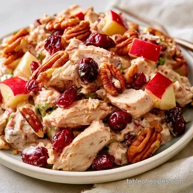 Fall Chicken Salad in 15 Minutes Recipe Card