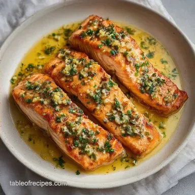 Garlic Butter Salmon Sauce in 25 Minutes