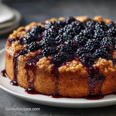 Blackberry Cobbler in 45 Minutes Recipe Card
