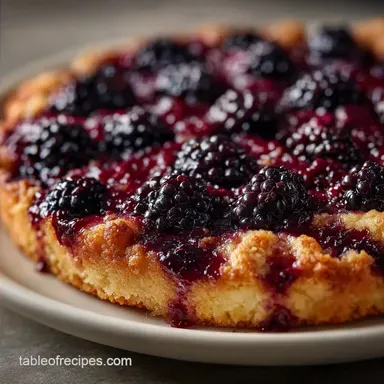 Blackberry Cobbler in 45 Minutes