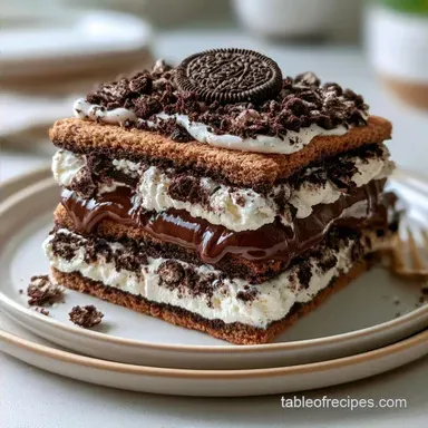 Hot Fudge Ice Cream Sandwich Cake for 16