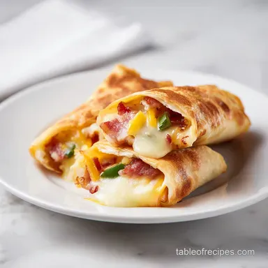 Jalapeno Popper Egg Rolls in 30 Minutes Recipe Card