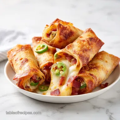 Jalapeno Popper Egg Rolls in 30 Minutes