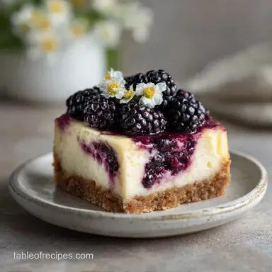 Lemon Blackberry Dessert: Make-Ahead Recipe Card