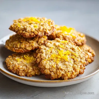 Lemon Oatmeal No Bake Cookies in 40 Min