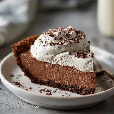 Easy No Bake Chocolate Silk Pie in 20 Minutes
