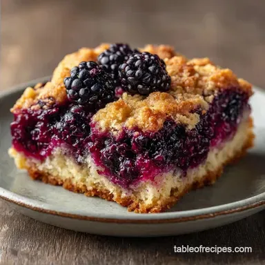 Blackberry Cobbler for 6 Servings