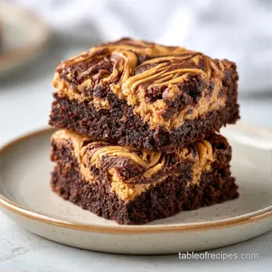 Peanut Butter Brookie Bars: Fudgy Recipe Card