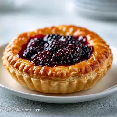 Blackberry Cobbler with Puff Pastry