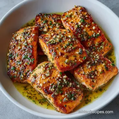 Pan Sauce Salmon in 15 Minutes Recipe Card