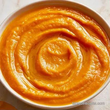 Butternut Squash Soup with Apple Recipe Card