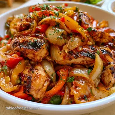 Sheet Pan Chicken Fajita Recipe - 35 Min