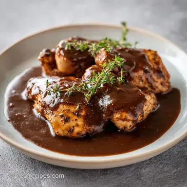 Slow Cooker Chicken And Gravy: Velvety