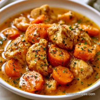 Slow Cooker Chicken Soup for 8 Servings