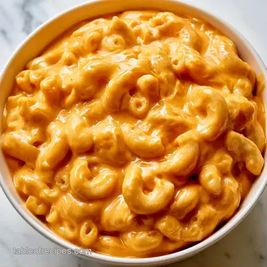 Sweet Potato Mac Cheese in 30 Minutes Recipe Card